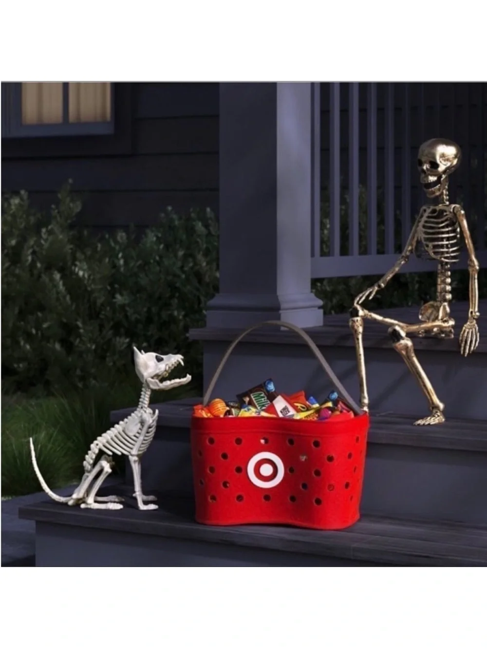 8-Inch Plush Target Basket Halloween Trick-or-Treat Pail - Hyde & EEK! Boutique